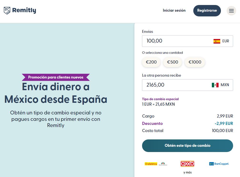 Envío de dinero Remitly