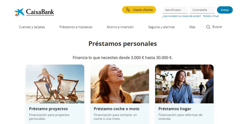 Préstamos Personales CaixaBank